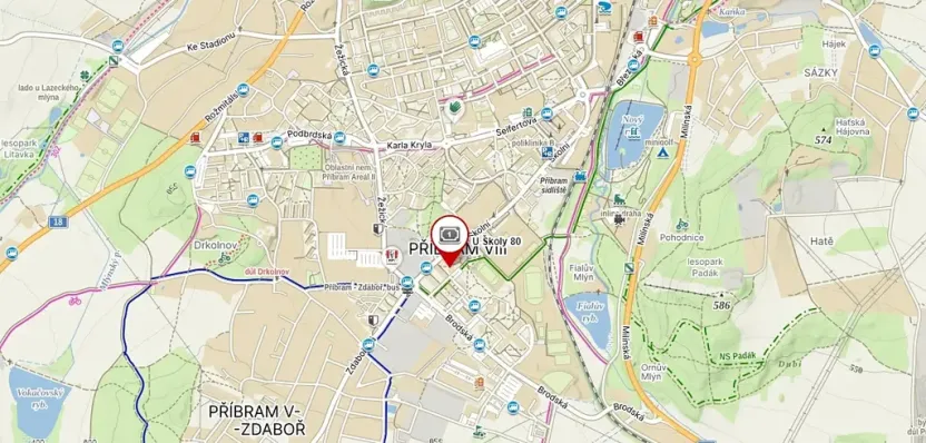 Pronájem bytu 2+1, Příbram, U Školy, 56 m2