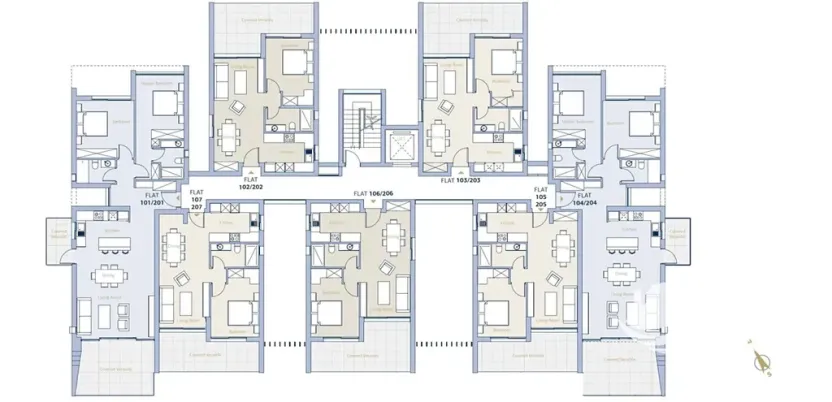 Prodej bytu 2+kk, Pafos, Kypr, 58 m2