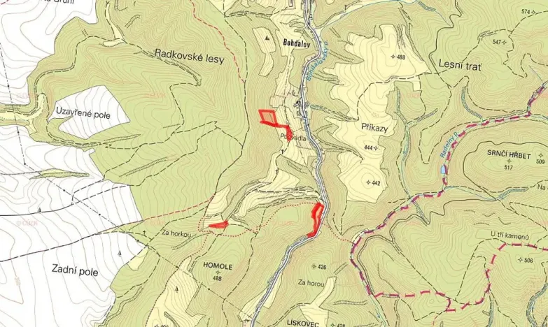 Prodej louky, Městečko Trnávka, 26370 m2