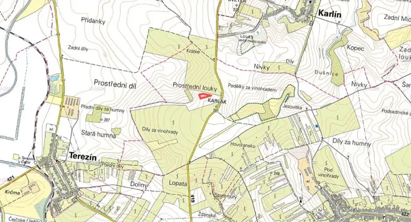 Prodej pole, Hovorany, 3948 m2