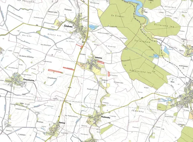 Prodej podílu pole, Velenice, 39068 m2