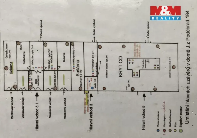 Pronájem bytu 2+1, Litoměřice - Předměstí, Jiřího z Poděbrad, 59 m2
