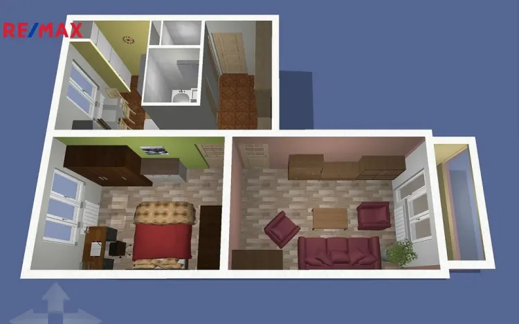 Pronájem bytu 2+1, Ostrava - Zábřeh, Patrice Lumumby, 52 m2