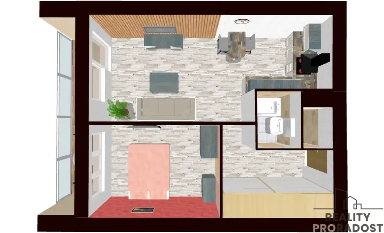 Prodej bytu 2+kk, Kralupy nad Vltavou, J. Holuba, 40 m2