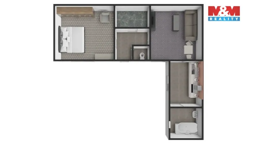 Prodej rodinného domu, Kačice, Pod školou, 60 m2