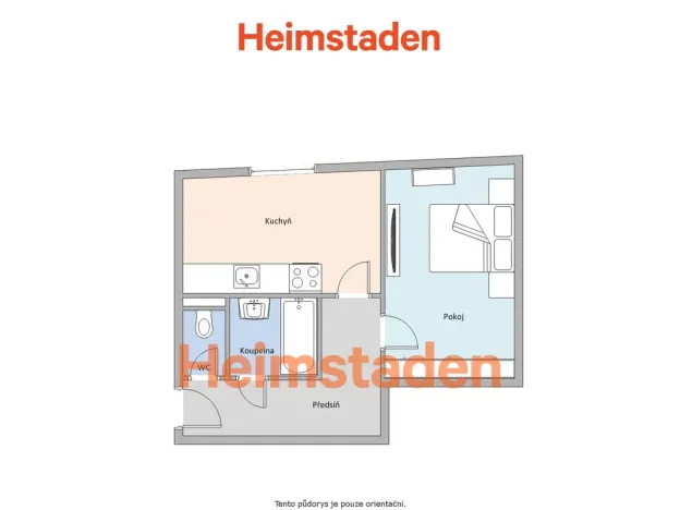 Pronájem bytu 1+1, Ostrava - Moravská Ostrava, Sokolská třída, 39 m2