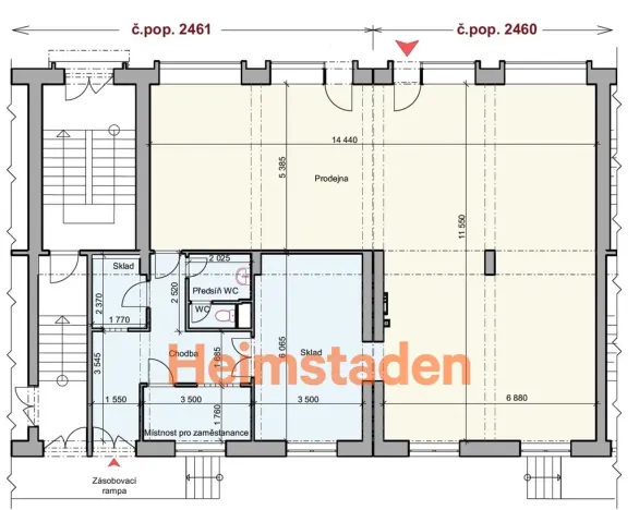Pronájem obchodního prostoru, Ostrava - Moravská Ostrava, Zborovská, 175 m2