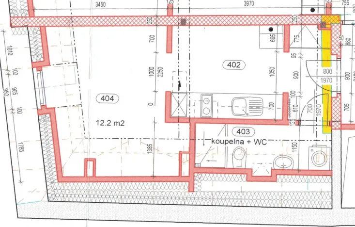 Pronájem bytu 1+kk, Hradec Králové, Velké náměstí, 22 m2