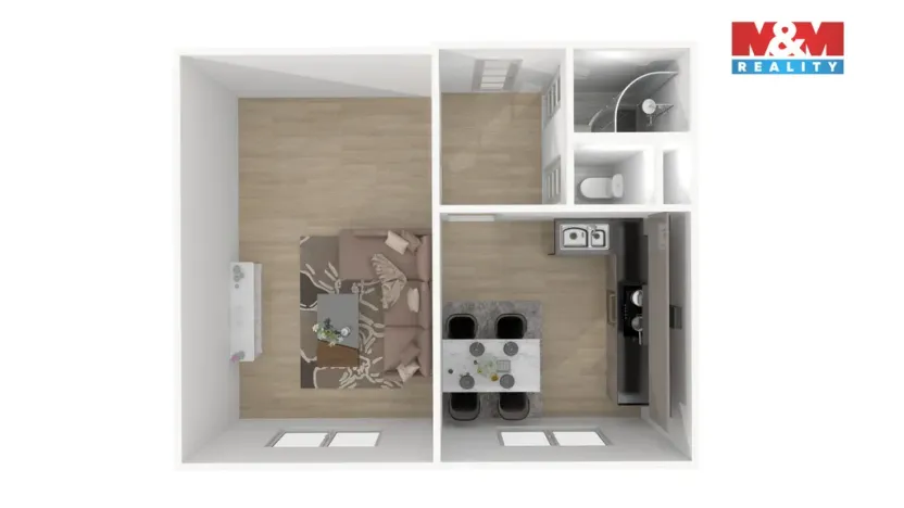 Prodej bytu 1+1, Praha, Na domovině, 38 m2