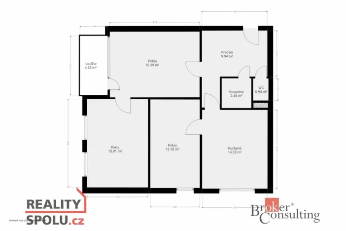 Prodej bytu 3+1, Klatovy - Klatovy IV, Suvorovova, 71 m2