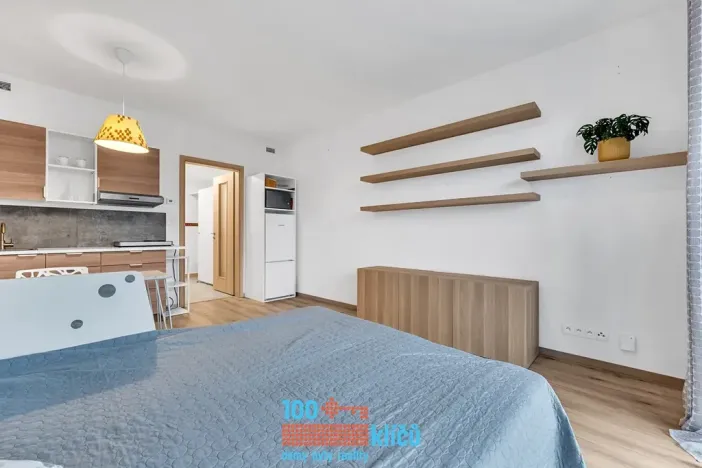 Pronájem bytu 1+kk, Praha - Třebonice, K metru, 32 m2