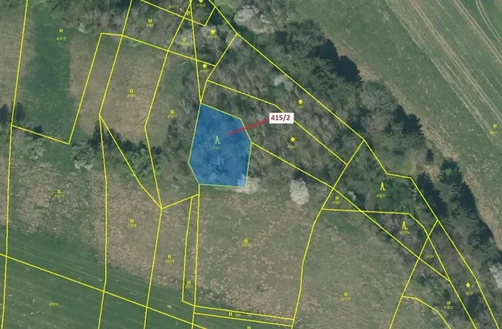 Dražba lesa, Psárov, 1251 m2