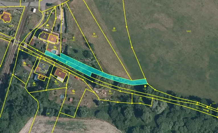 Prodej louky, Višňová, 654 m2