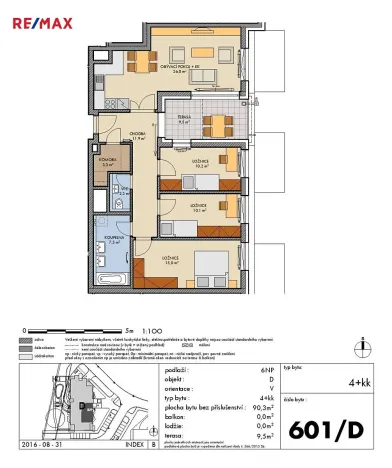 Pronájem bytu 4+kk, Praha - Hlubočepy, Vítové, 100 m2