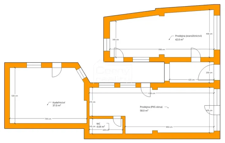 Prodej činžovního domu, Chrudim, Soukenická, 350 m2