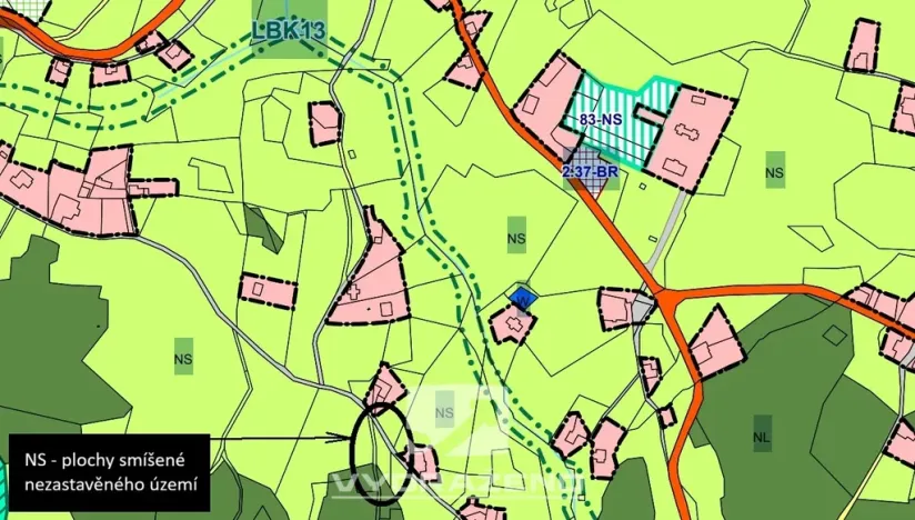 Prodej louky, Lučany nad Nisou, 618 m2