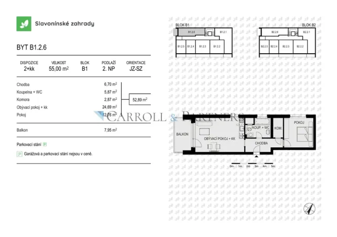 Prodej bytu 2+kk, Olomouc - Povel, Loudova, 55 m2