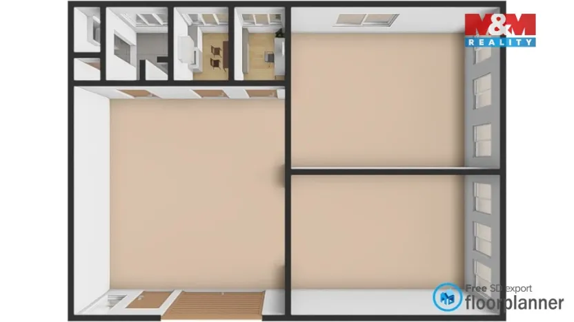 Pronájem výrobních prostor, Měřín, 454 m2