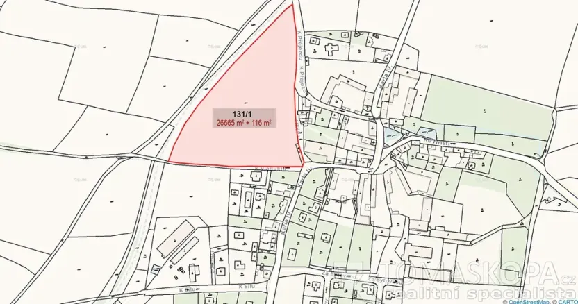 Prodej pozemku pro bydlení, Vysoký Újezd, 26781 m2