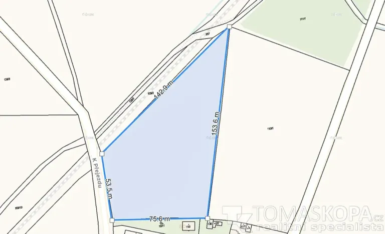 Prodej pozemku pro bydlení, Vysoký Újezd, 9294 m2