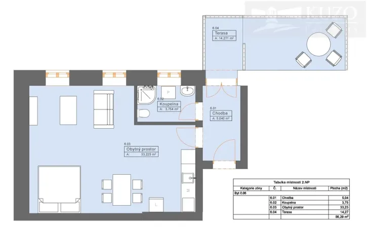 Prodej bytu 1+kk, České Budějovice - České Budějovice 3, Rudolfovská tř., 42 m2