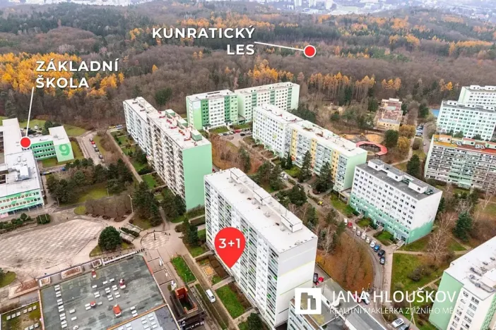 Prodej bytu 3+1, Praha - Chodov, Augustinova, 75 m2