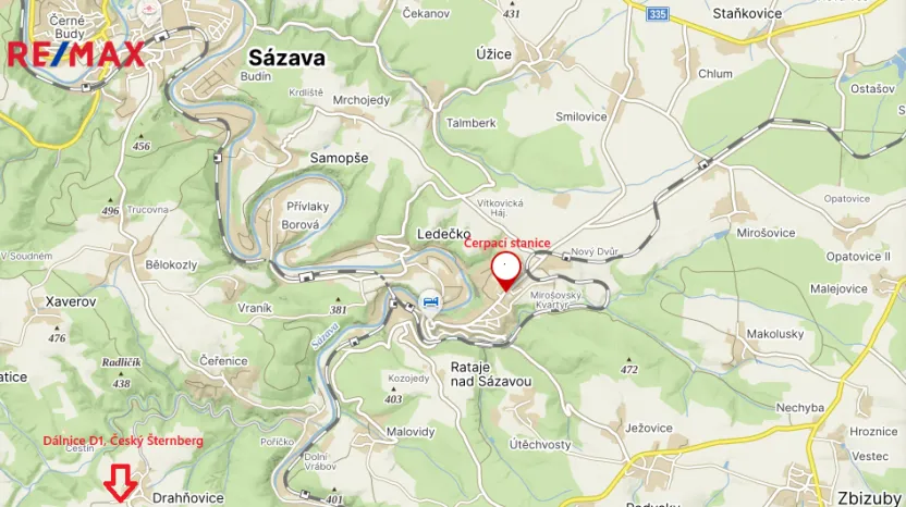 Prodej komerční nemovitosti, Rataje nad Sázavou, 200 m2