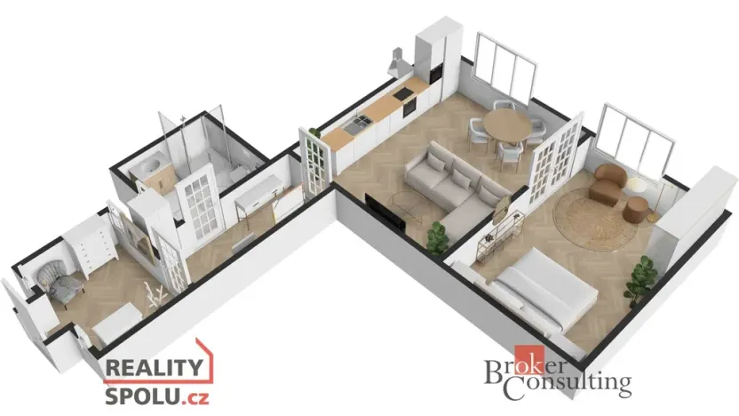 Prodej bytu 2+kk, Praha, Čáslavská, 65 m2