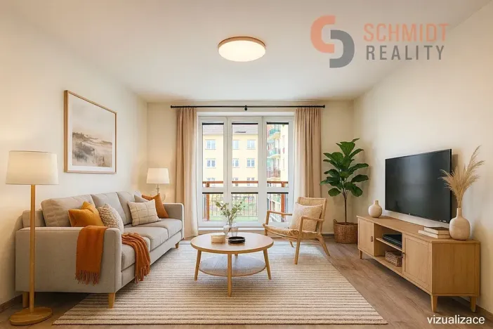 Pronájem bytu 2+1, Hodonín, Smetanova, 55 m2