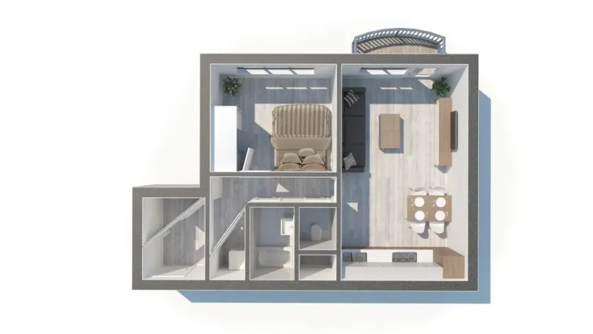 Prodej bytu 2+kk, České Budějovice - České Budějovice 2, Otavská, 45 m2