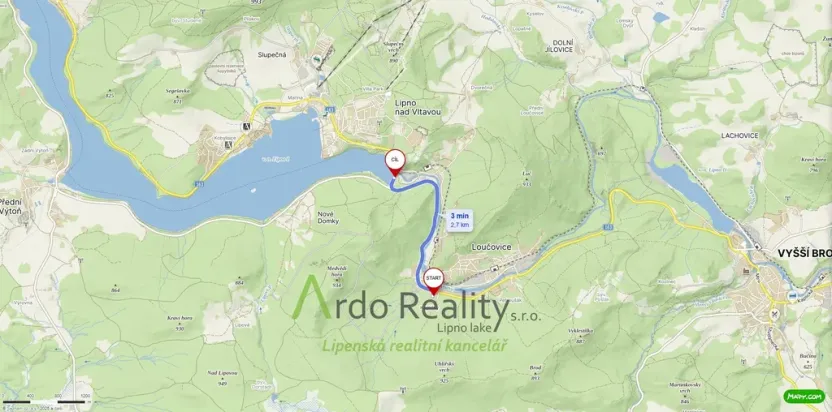 Pronájem bytu 1+kk, Loučovice, 65 m2