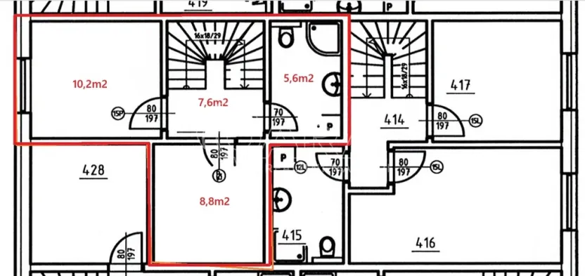 Pronájem bytu 3+kk, Brno - Trnitá, Řeznická, 65 m2