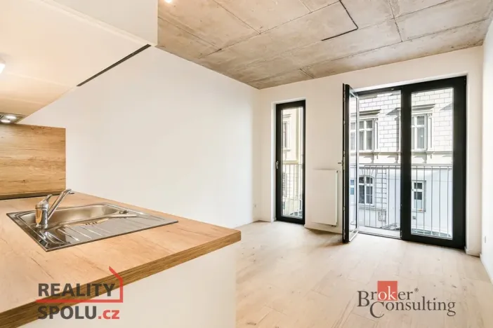 Pronájem bytu 1+kk, Brno - Zábrdovice, Bratislavská, 28 m2