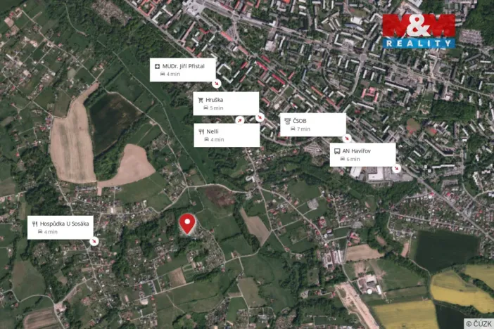 Prodej zahrady, Havířov - Bludovice, 442 m2