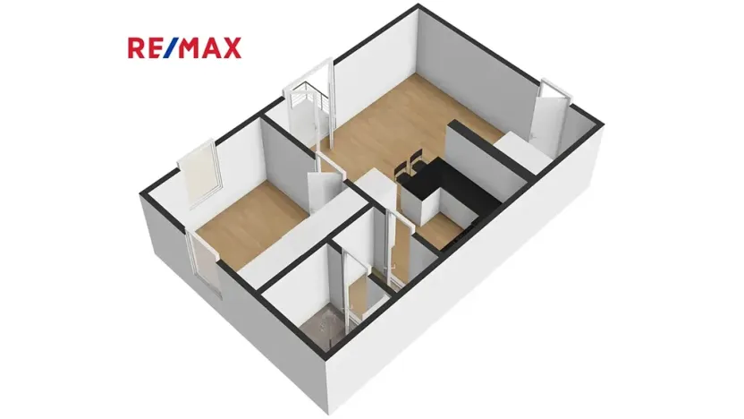 Pronájem bytu 2+kk, Zbůch, Brigádnická, 40 m2