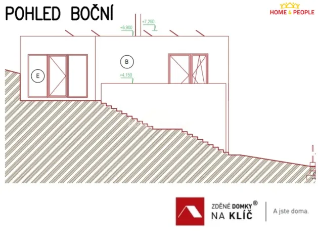 Prodej domu na klíč, Zlín, Pampelišková, 150 m2