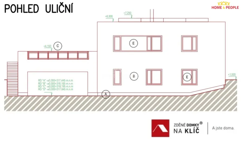 Prodej domu na klíč, Zlín, Pampelišková, 150 m2