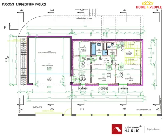 Prodej domu na klíč, Zlín, Pampelišková, 150 m2