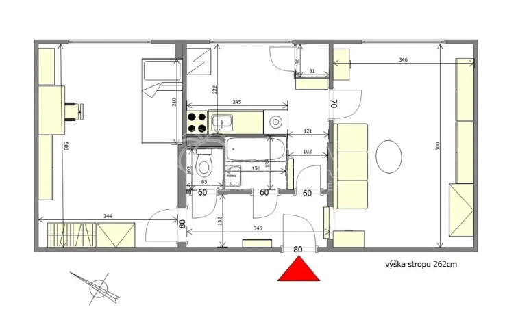 Prodej bytu 2+1, Praha - Libeň, náměstí Na Balabence, 54 m2