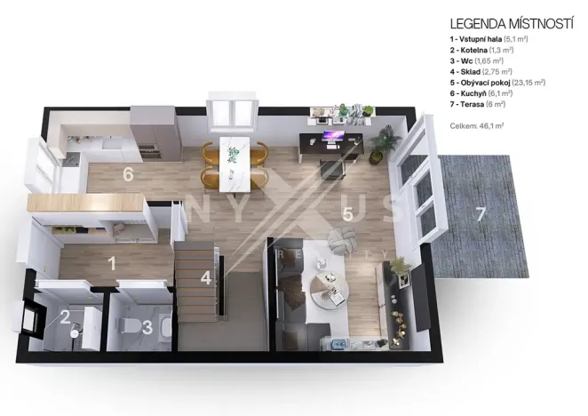 Prodej bytu 3+kk, Králův Dvůr, Větrná, 80 m2