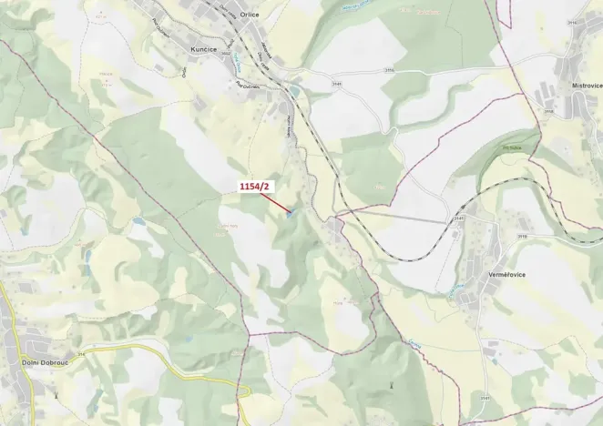 Dražba lesa, Letohrad, 3699 m2