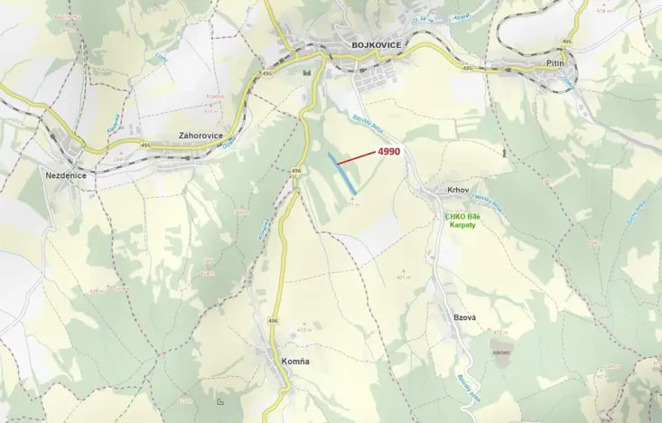 Dražba lesa, Bojkovice, 35849 m2