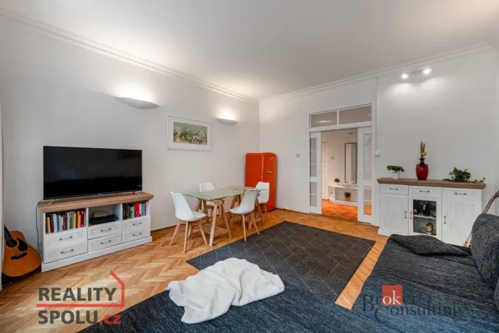 Prodej bytu 2+kk, Praha - Žižkov, Krásova, 47 m2