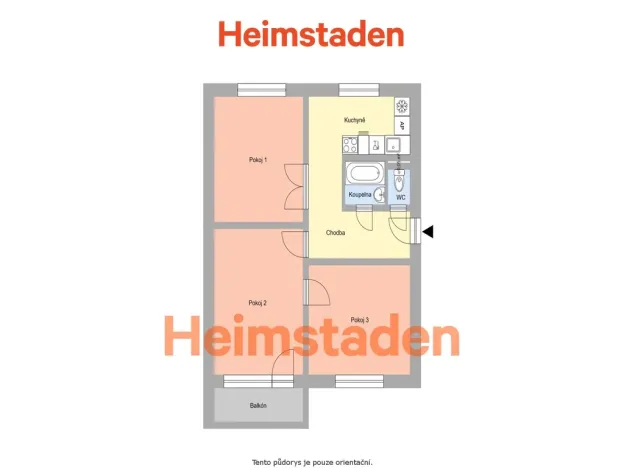 Pronájem bytu 3+1, Paskov, Bělská, 65 m2