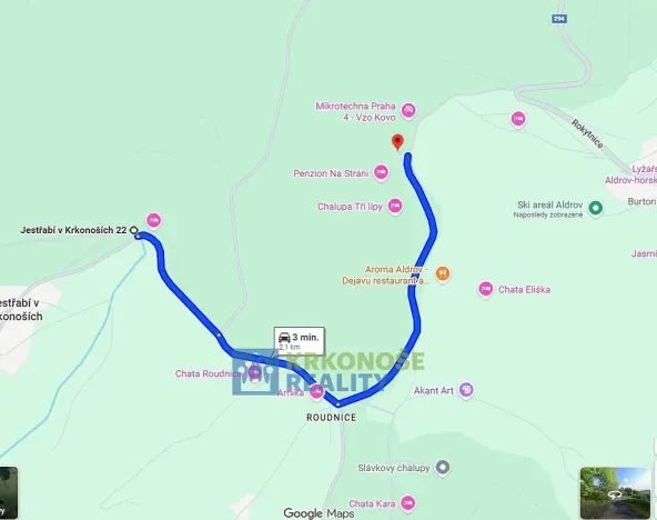 Prodej pozemku, Jestřabí v Krkonoších, 3000 m2