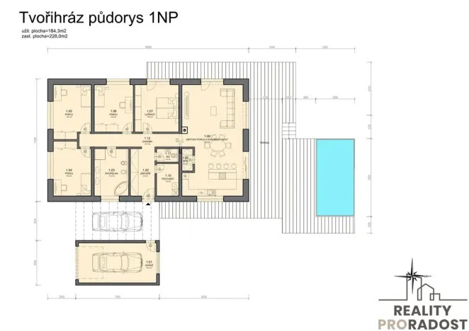 Prodej rodinného domu, Tvořihráz, 160 m2