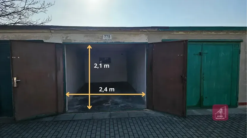 Pronájem garáže, Brno, 16 m2