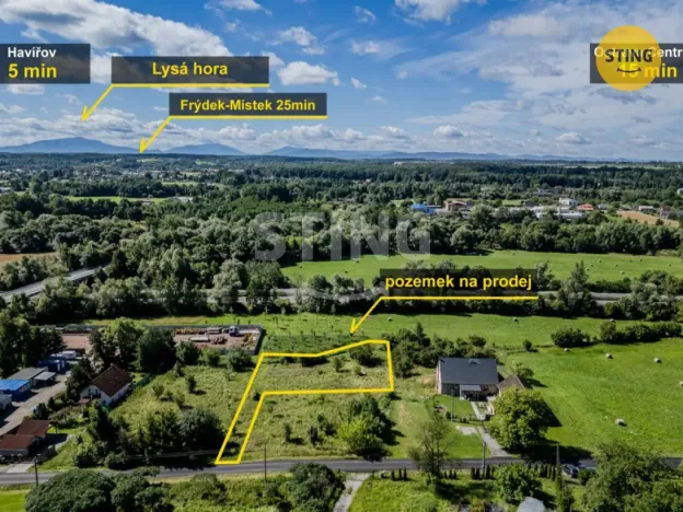 Prodej pozemku pro bydlení, Ostrava - Bartovice, 1406 m2