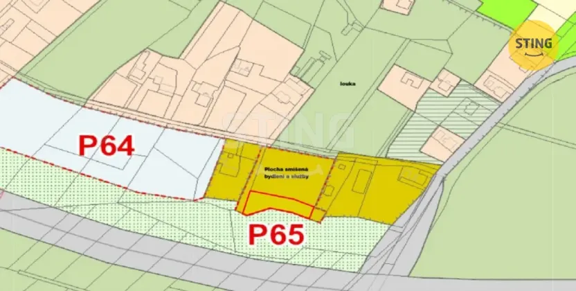 Prodej pozemku pro bydlení, Ostrava - Bartovice, 1406 m2