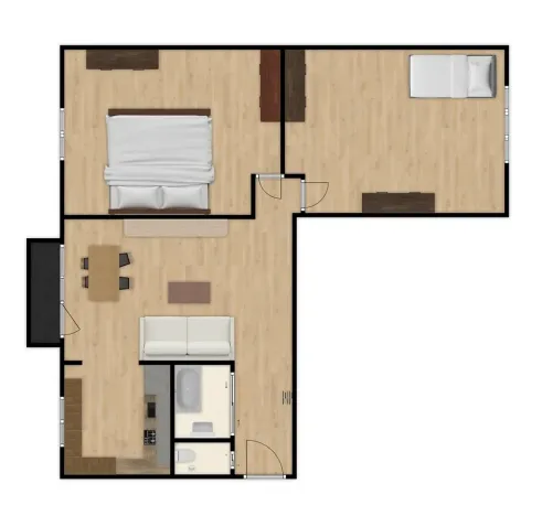 Pronájem bytu 3+kk, Praha - Vršovice, Ukrajinská, 69 m2